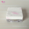 Cosmetic Powder Jar with Water Transfer Printing Lid